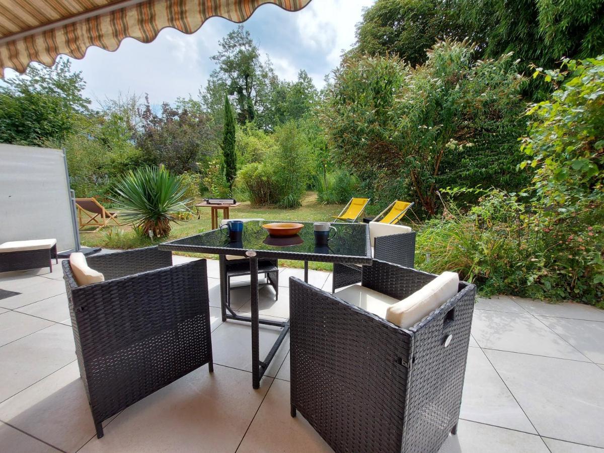 Centre St Jorioz : Charmant Et Spacieux Studio Avec Terrasse Et Jardin Privatif Saint-Jorioz Bagian luar foto