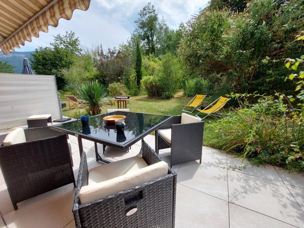 Centre St Jorioz : Charmant Et Spacieux Studio Avec Terrasse Et Jardin Privatif Saint-Jorioz Bagian luar foto