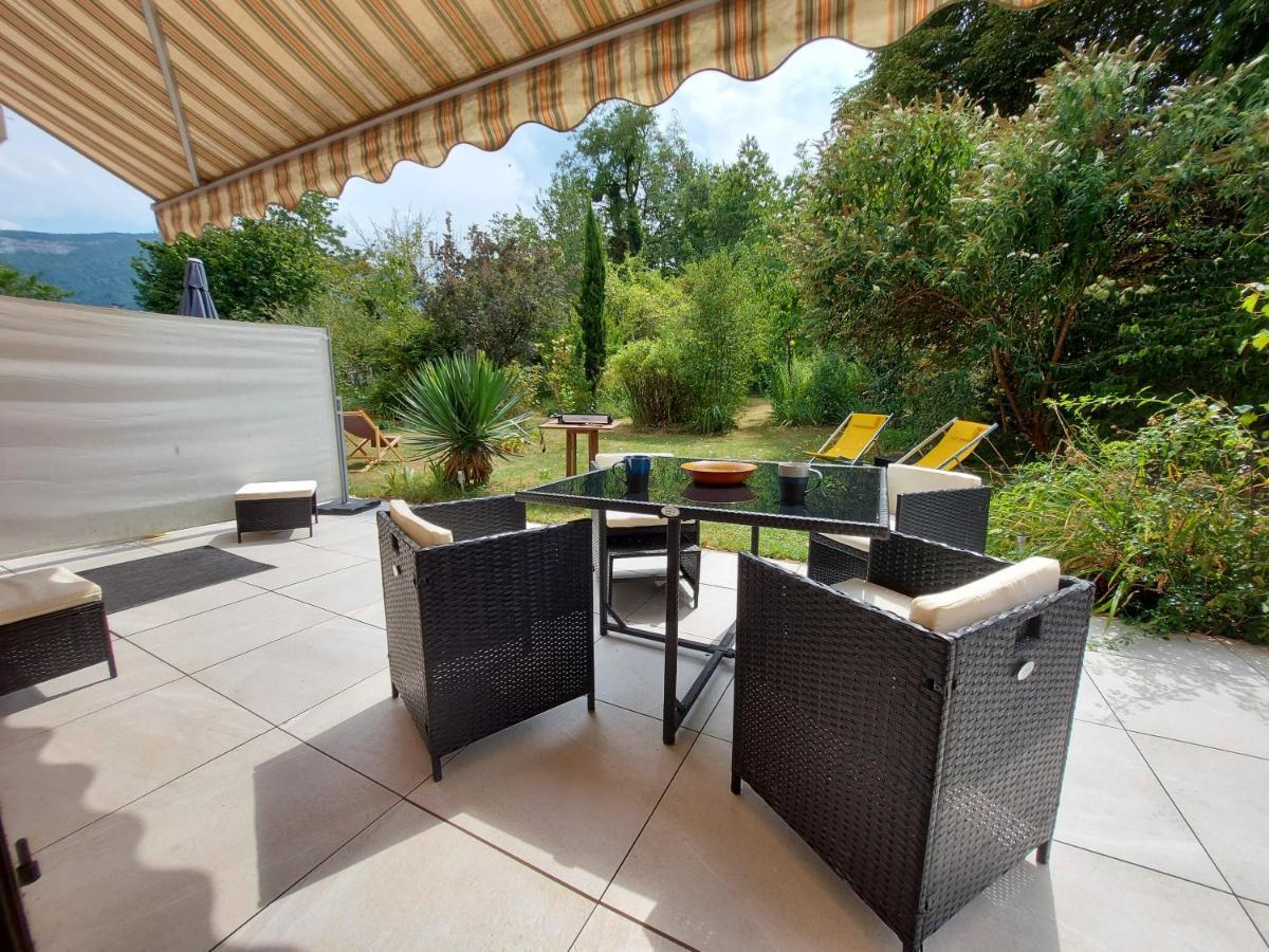 Centre St Jorioz : Charmant Et Spacieux Studio Avec Terrasse Et Jardin Privatif Saint-Jorioz Bagian luar foto